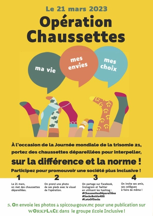 affiche chaussettes