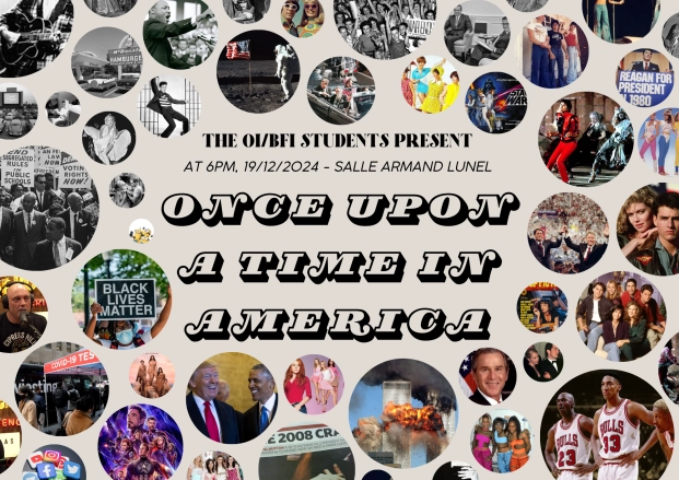 Spectacle de l'Option Internationale: "Once upon a time in America"